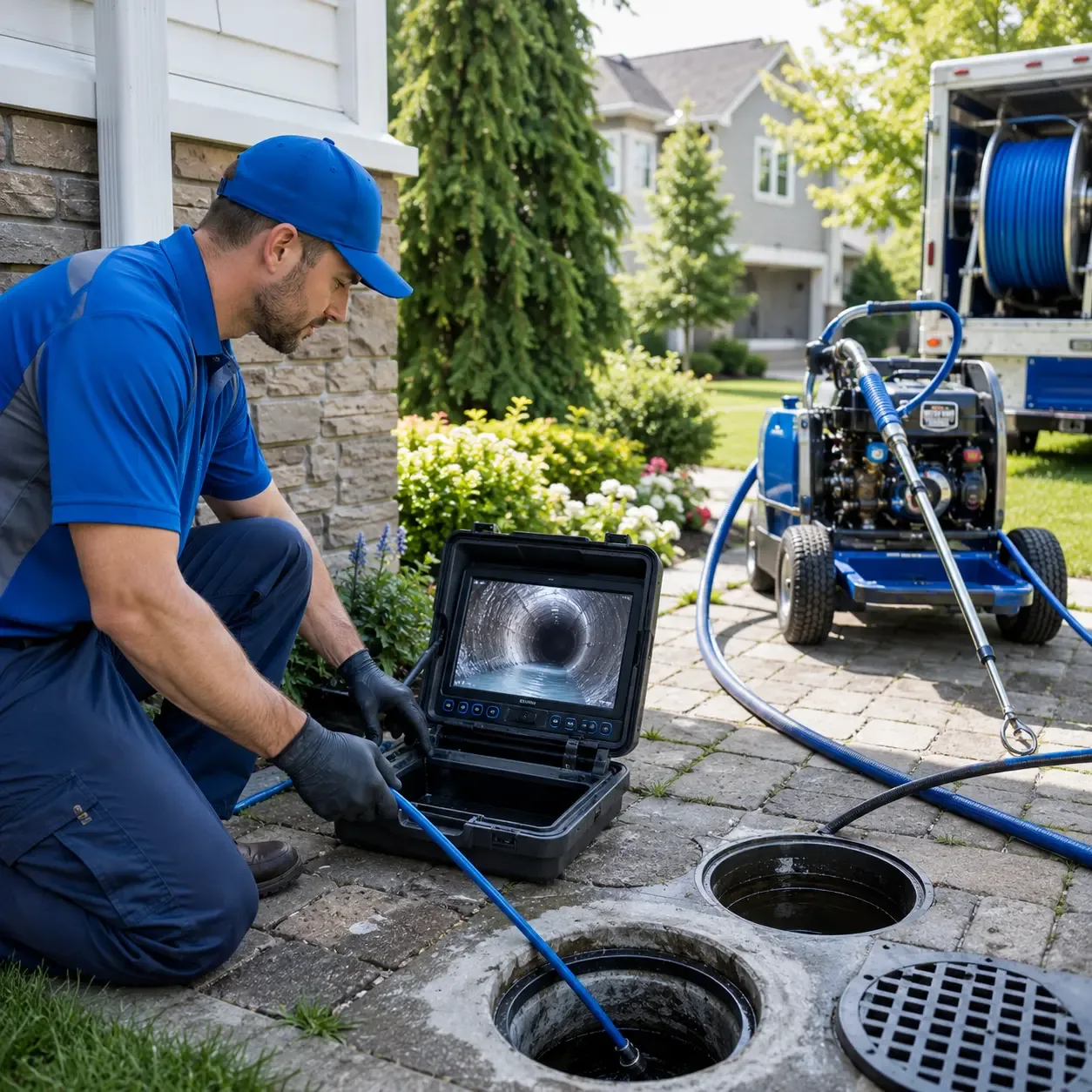 Outdoor drain cleaning professionals serving Hoagland, IN
